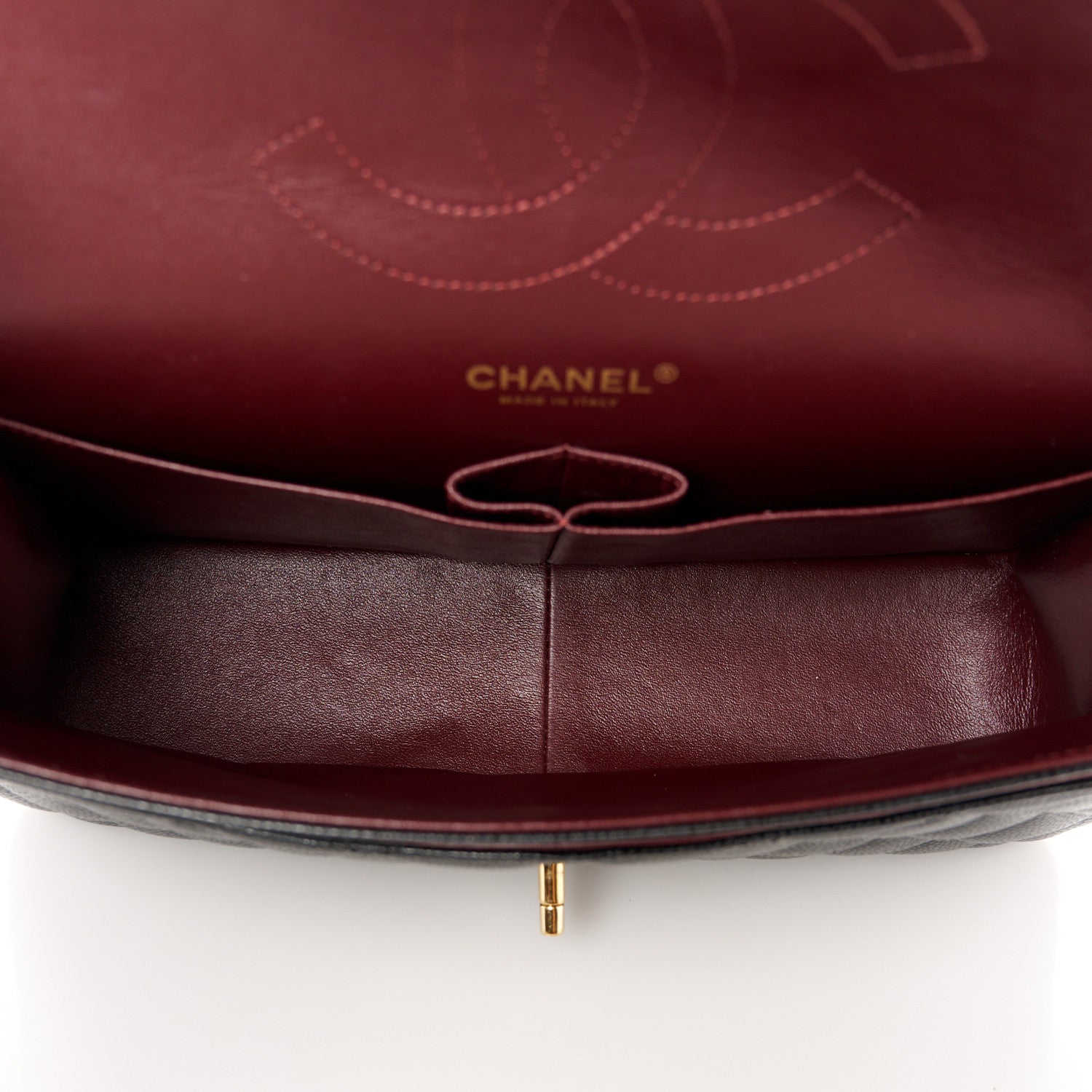 Chanel Caviar Quilted Jumbo Double Flap Black 5 of 10