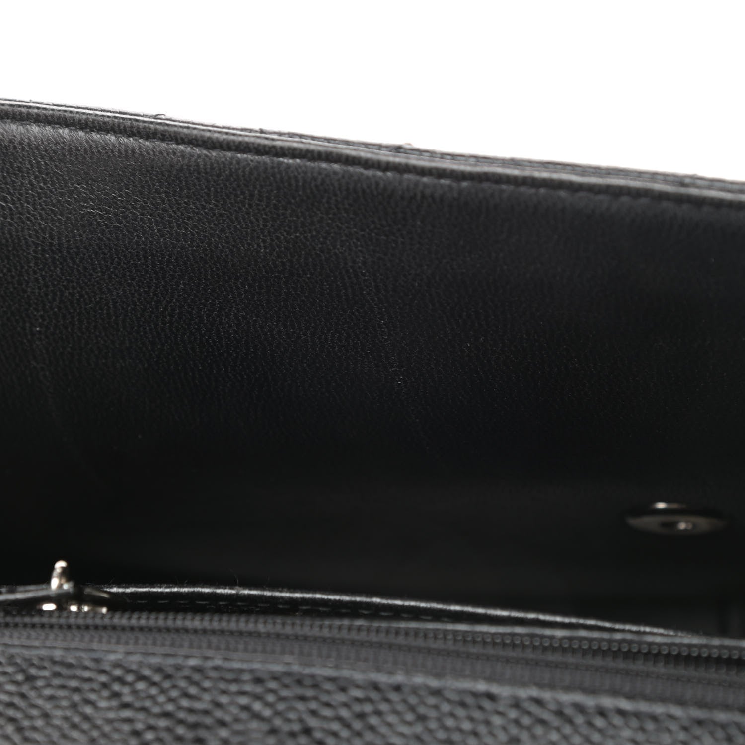 Chanel Caviar Quilted Jumbo Single Flap Black 12 of 14