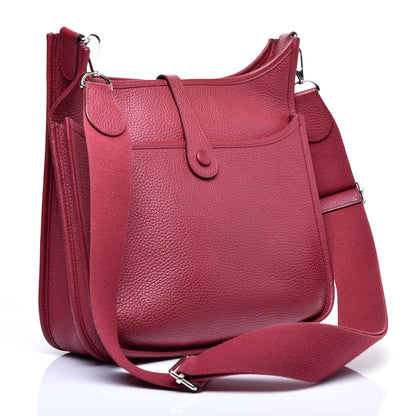 Hermes Taurillon Clemence Evelyne III PM Rubis 3 of 8