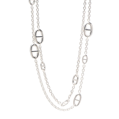 Hermes Sterling Silver Farandole Necklace 120 1 of 5