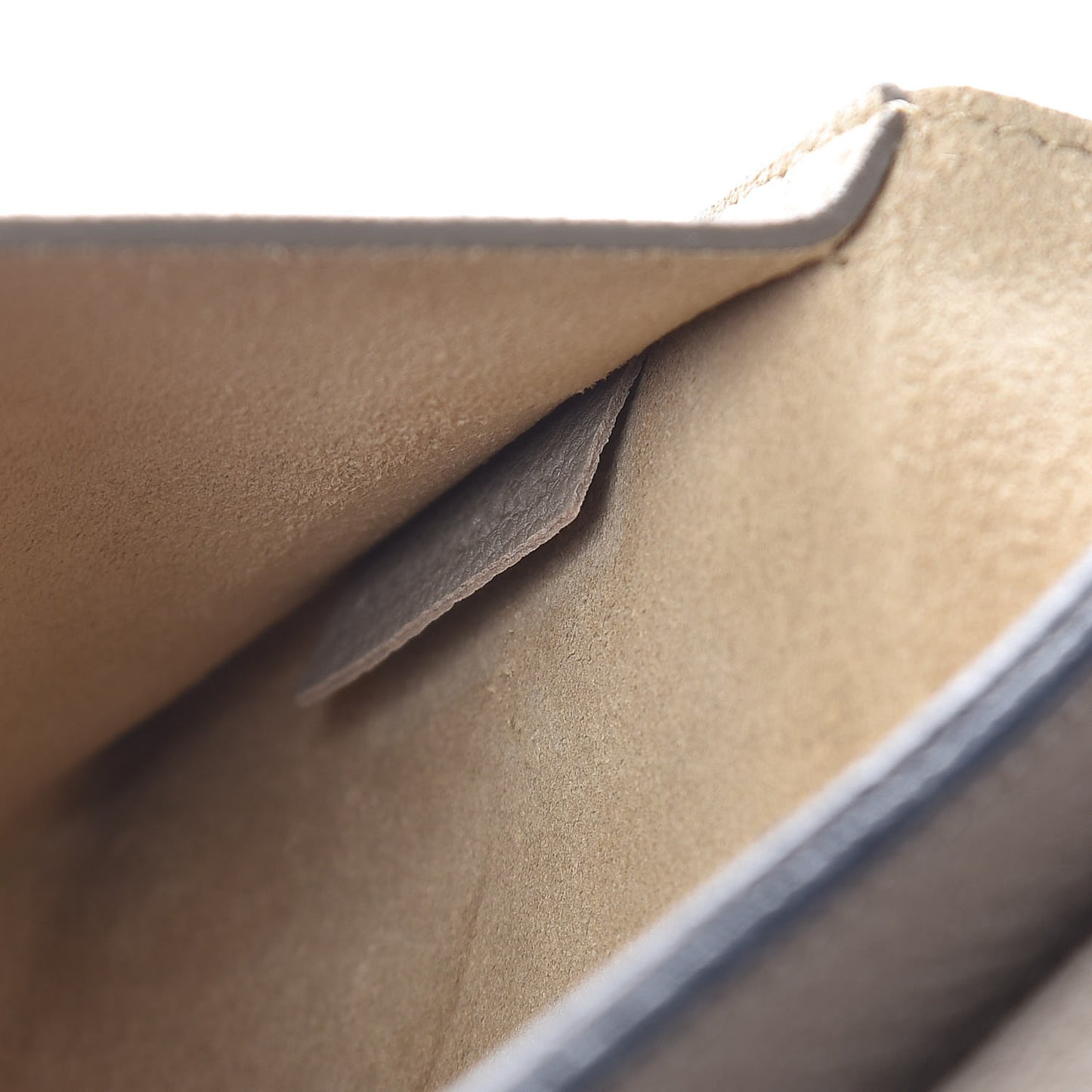 Grained Lambskin Drew Shoulder Bag Motty Grey