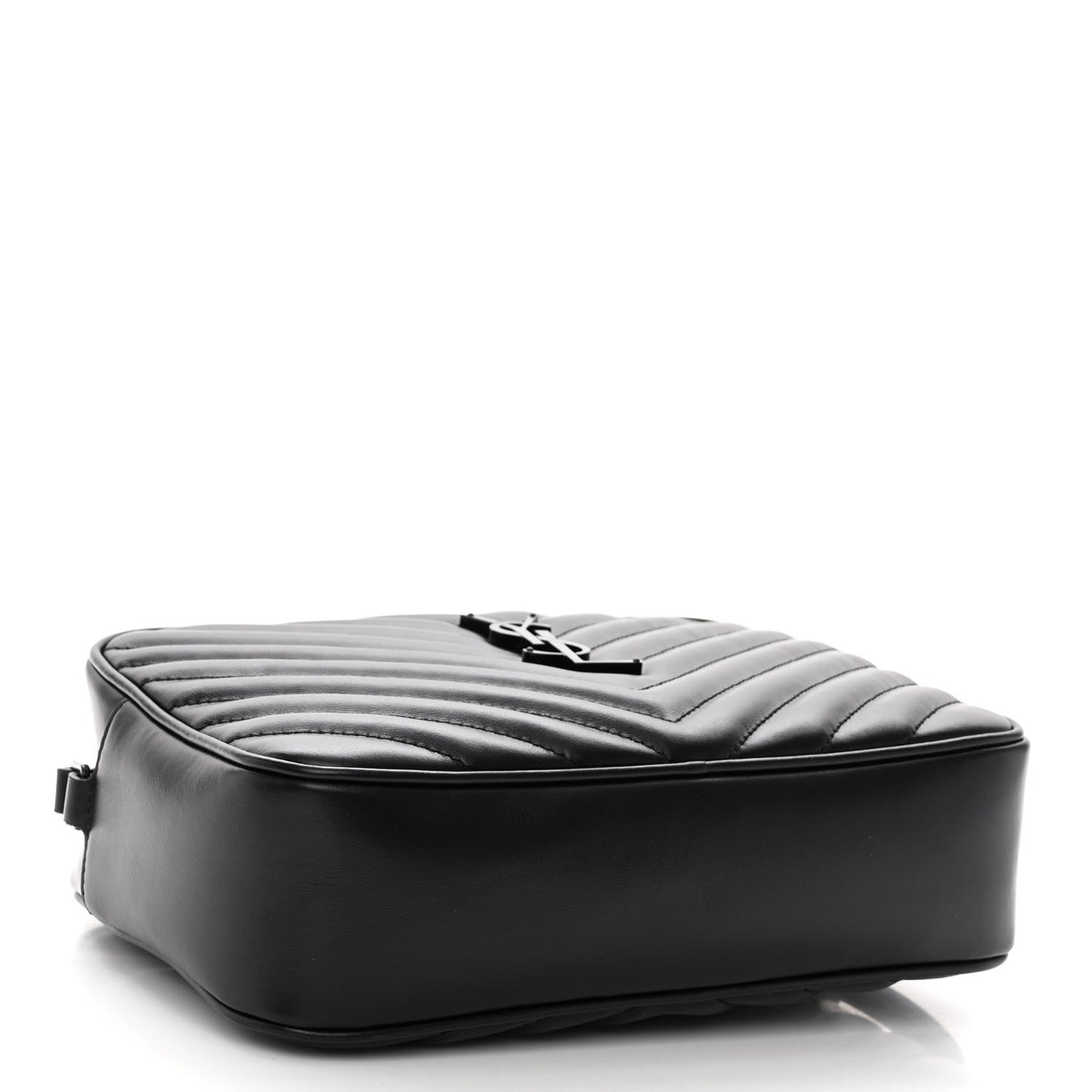 Calfskin Matelasse Monogram Monochrome Lou Camera Bag Black