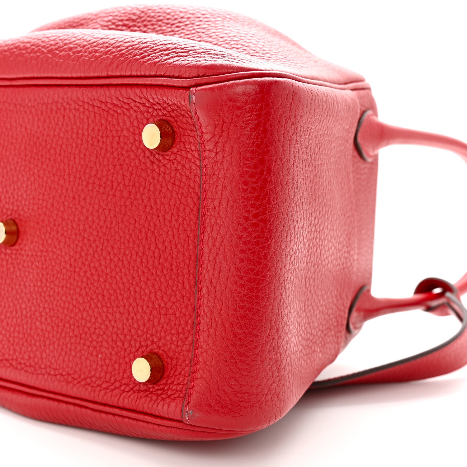 Hermes Taurillon Clemence Lindy 26 Rouge Casaque 10 of 10
