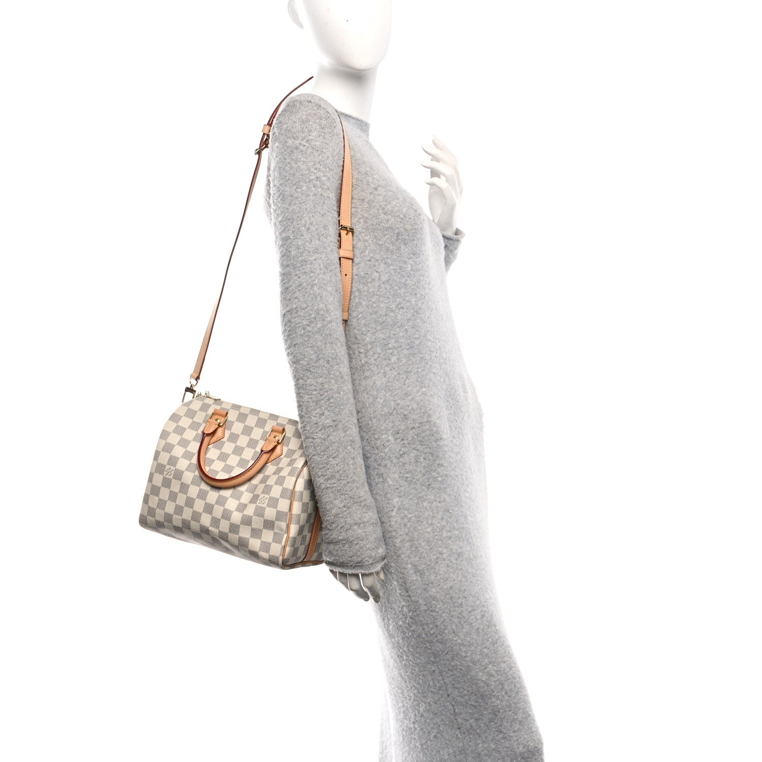 Louis Vuitton Damier Azur Speedy Bandouliere 25 2 of 12