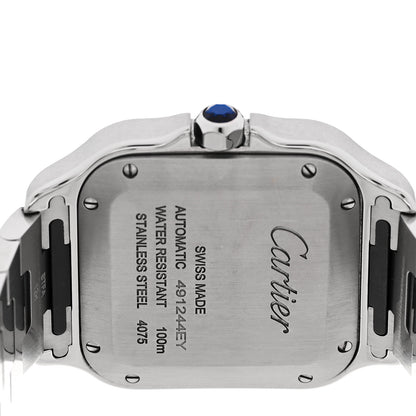 Cartier Stainless Steel 35mm Santos de Cartier Automatic Watch Blue 4 of 5
