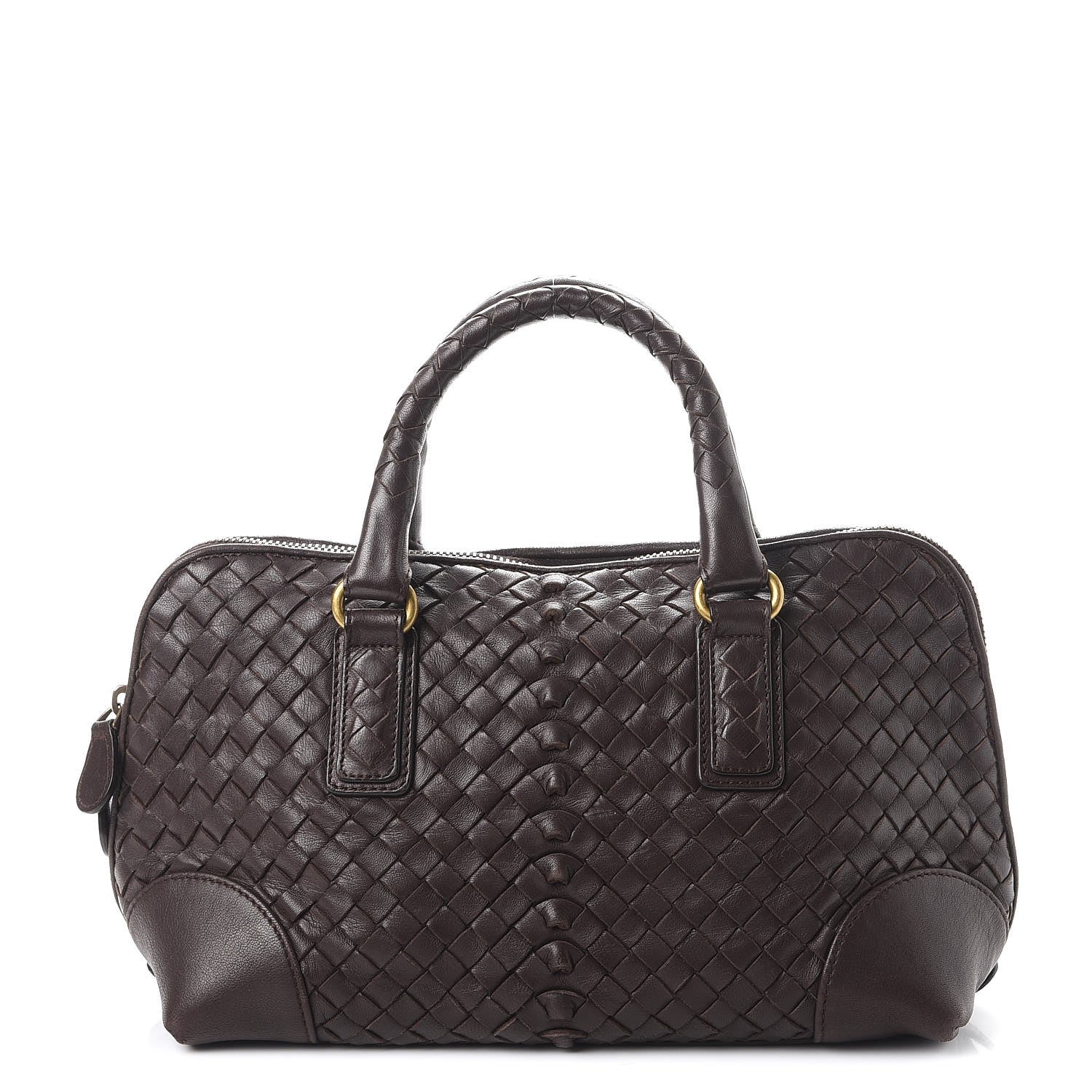Bottega Veneta Nappa Intrecciato Small Bowler Ebano 1 of 11