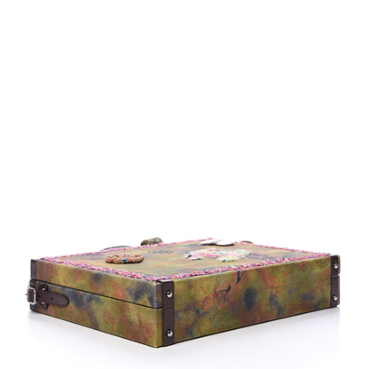 Chanel Washed Toile Graffiti On The Pavements Briefcase Khaki Multicolor 3 of 13
