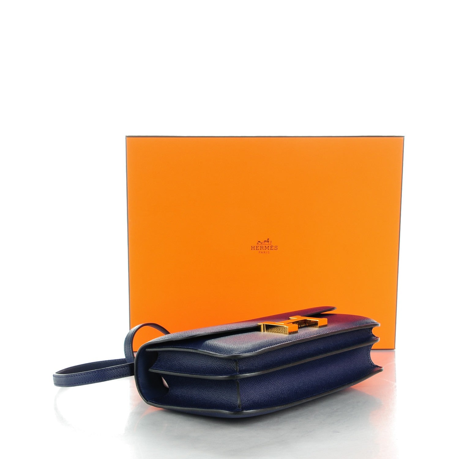 Hermes Epsom Constance Elan 25 Bleu Saphir 4 of 9