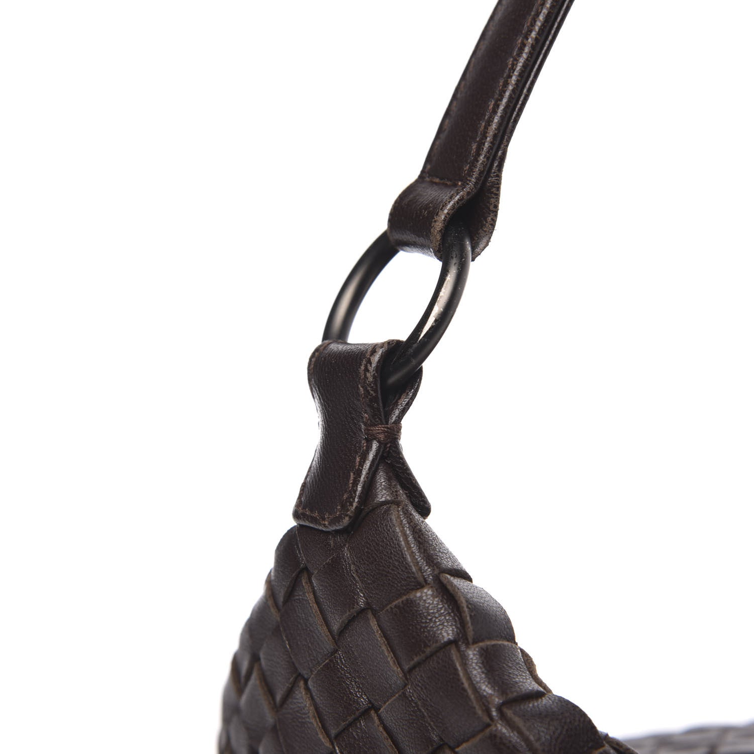 Bottega Veneta Nappa Intrecciato Small Shoulder Bag Ebano 7 of 14
