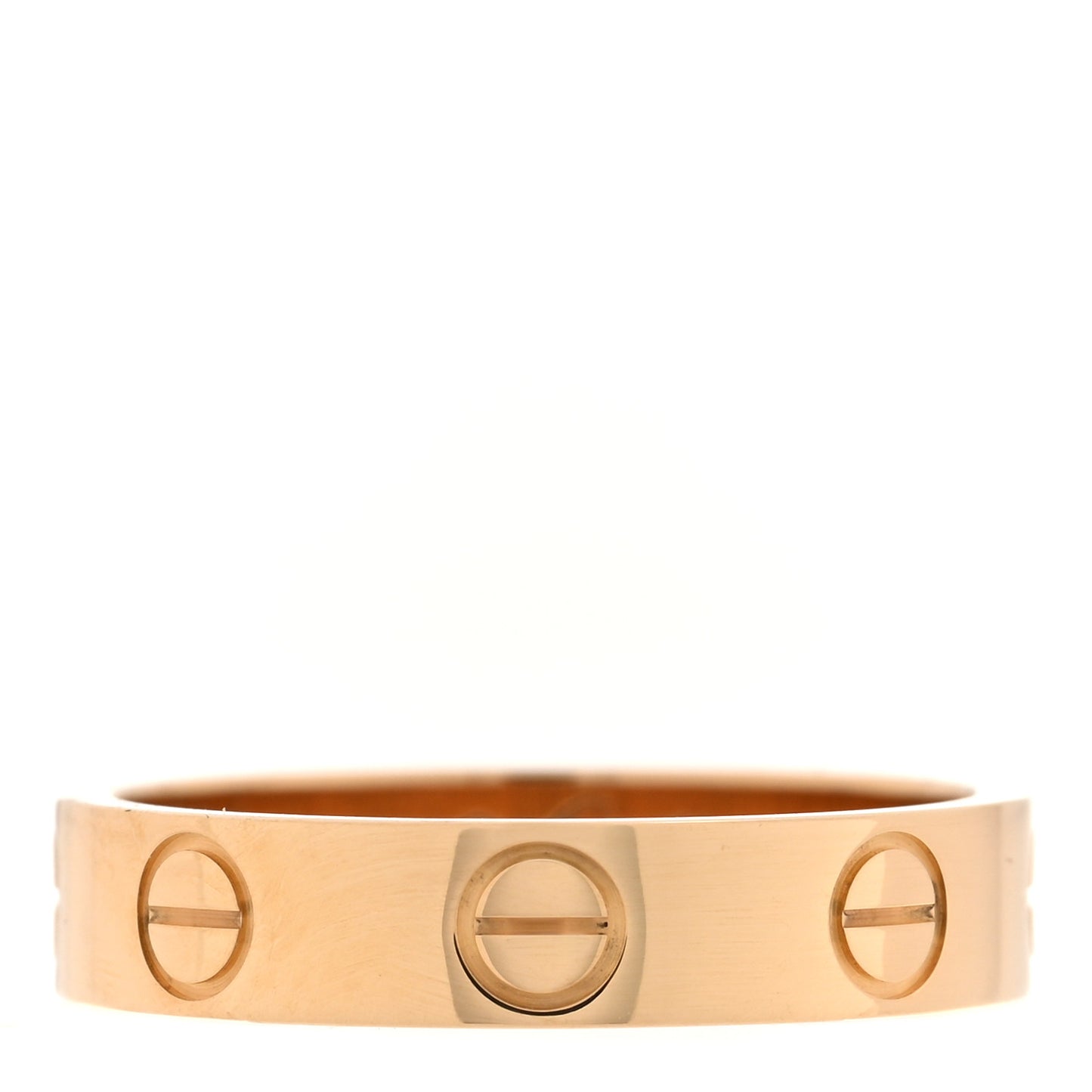 18K Yellow Gold 3.5mm LOVE Wedding Band Ring 47 4