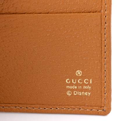 Gucci X DISNEY Mini Vintage GG Supreme Monogram Mickey Mouse Wallet Beige Vintage Sun Oil 6 of 8