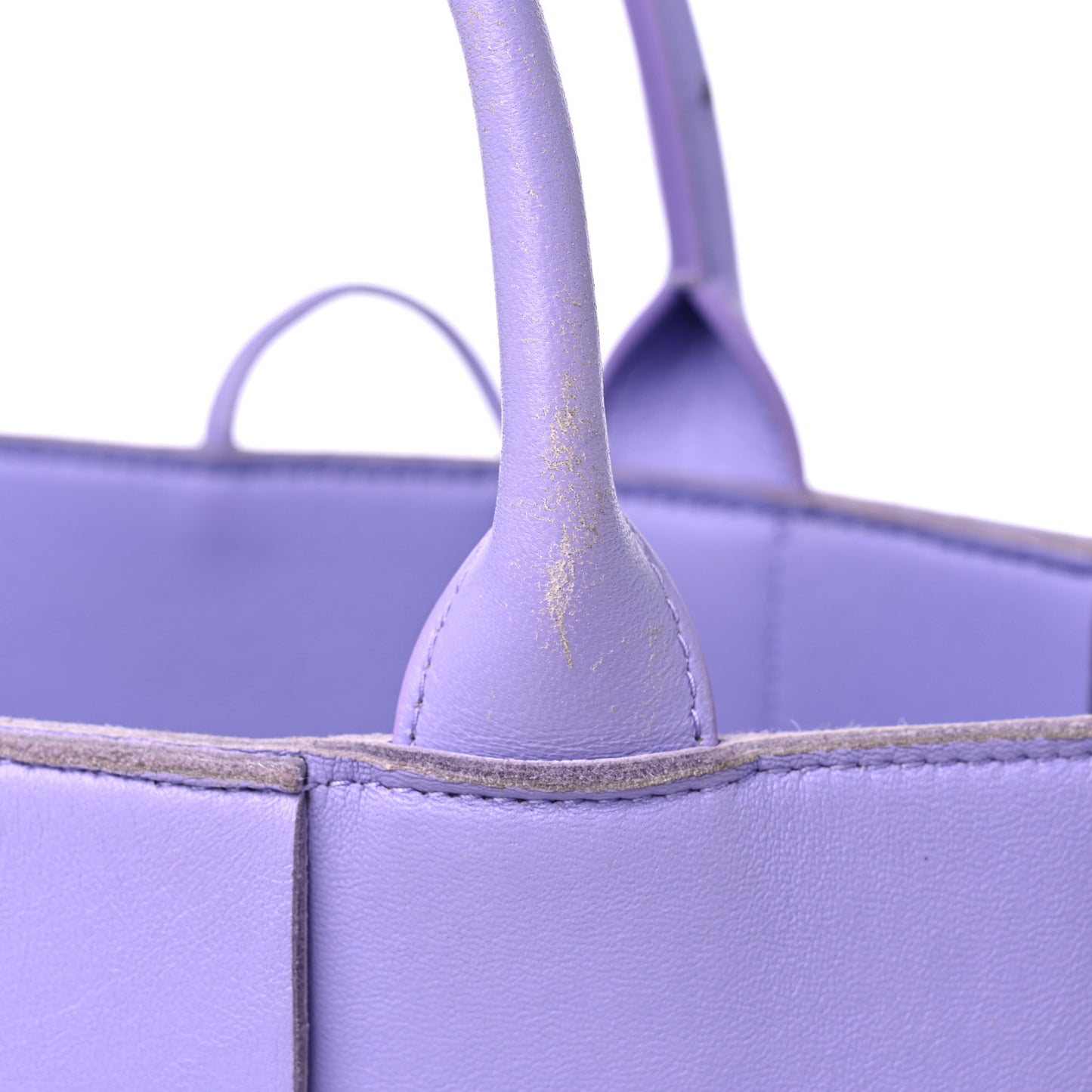 Nappa Maxi Intreccio Mini Arco Tote Wisteria