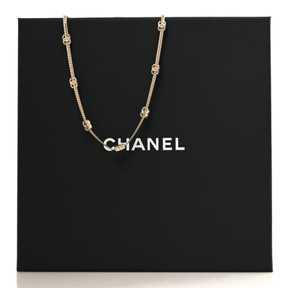 Chanel Metal CC Choker Necklace Gold 5 of 5