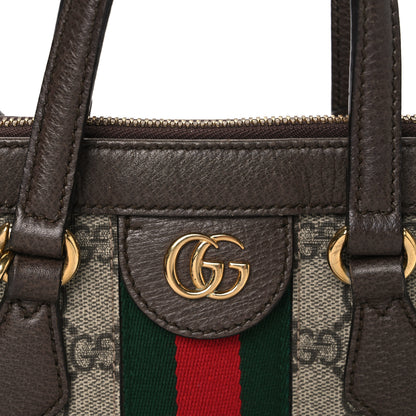 Gucci GG Supreme Monogram Small Ophidia Tote Bag Brown 8 of 11