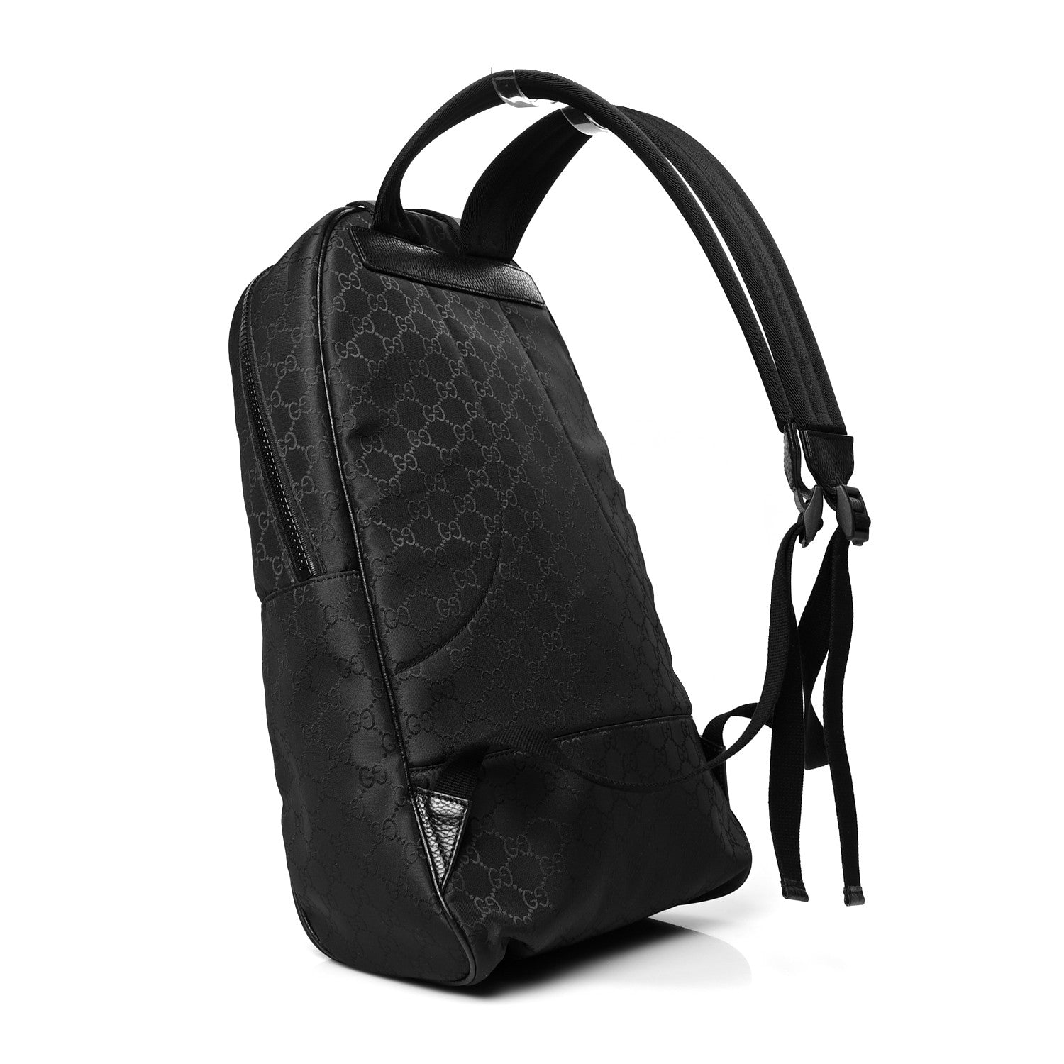 Gucci Nylon Monogram Slim Backpack Black 5 of 20