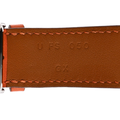 Hermes Swift 45mm Apple Watch Single Tour Band Orange 4 of 6