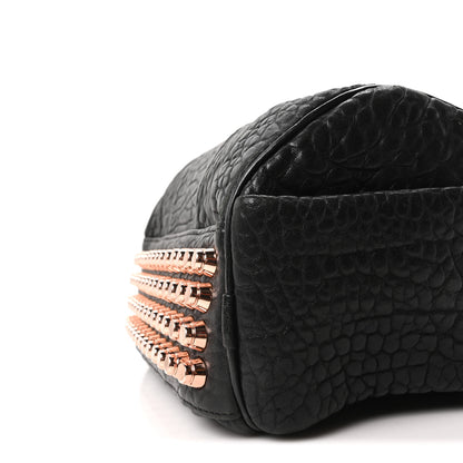 Alexander Wang Pebbled Lambskin Rockie Black Rose Gold Hardware 9 of 9