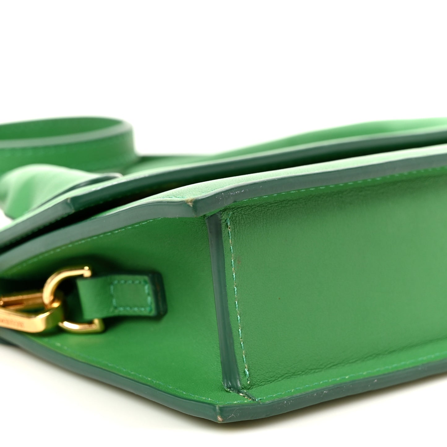 Smooth Calfskin Le Chiquito Long Green