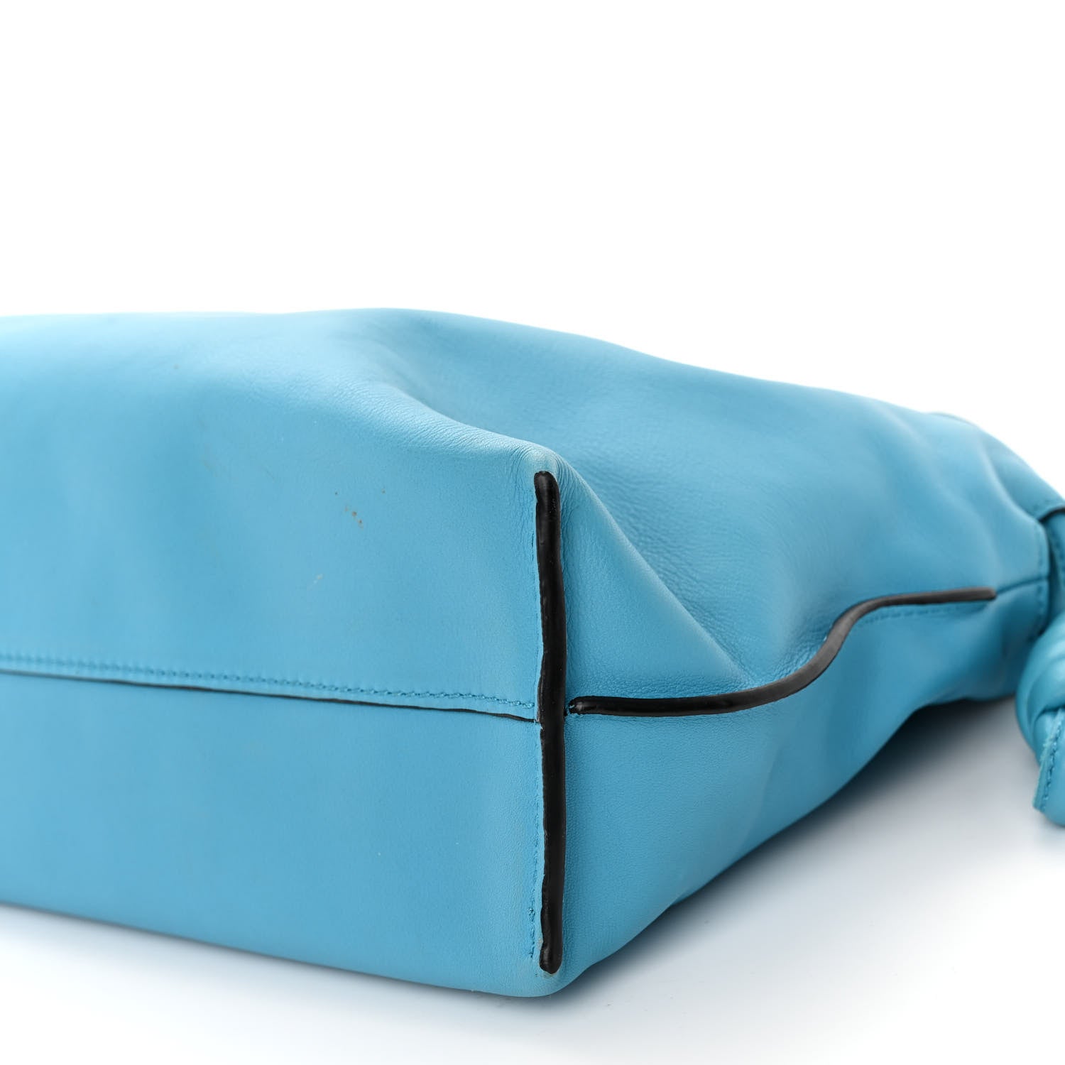 Loewe Nappa Medium Flamenco Knot Bag Cyan 9 of 10