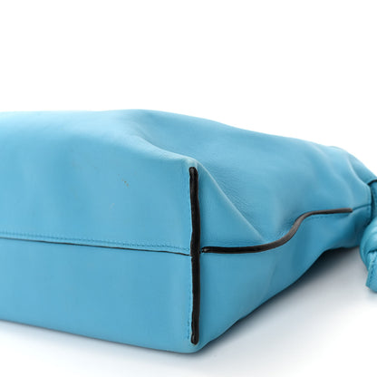 Loewe Nappa Medium Flamenco Knot Bag Cyan 9 of 10
