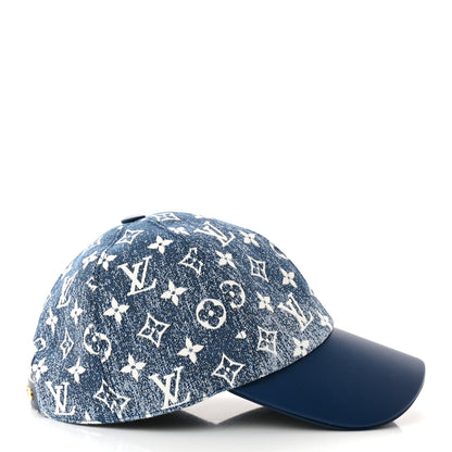 Louis Vuitton Monogram Jacquard Cap Blue 4 of 8