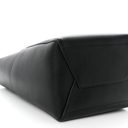 Celine Soft Grained Calfskin Sangle Bucket Bag Black 8 of 9