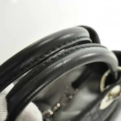 Christian Dior Lambskin Cannage Soft Lady Dior Tote Black 7 of 14