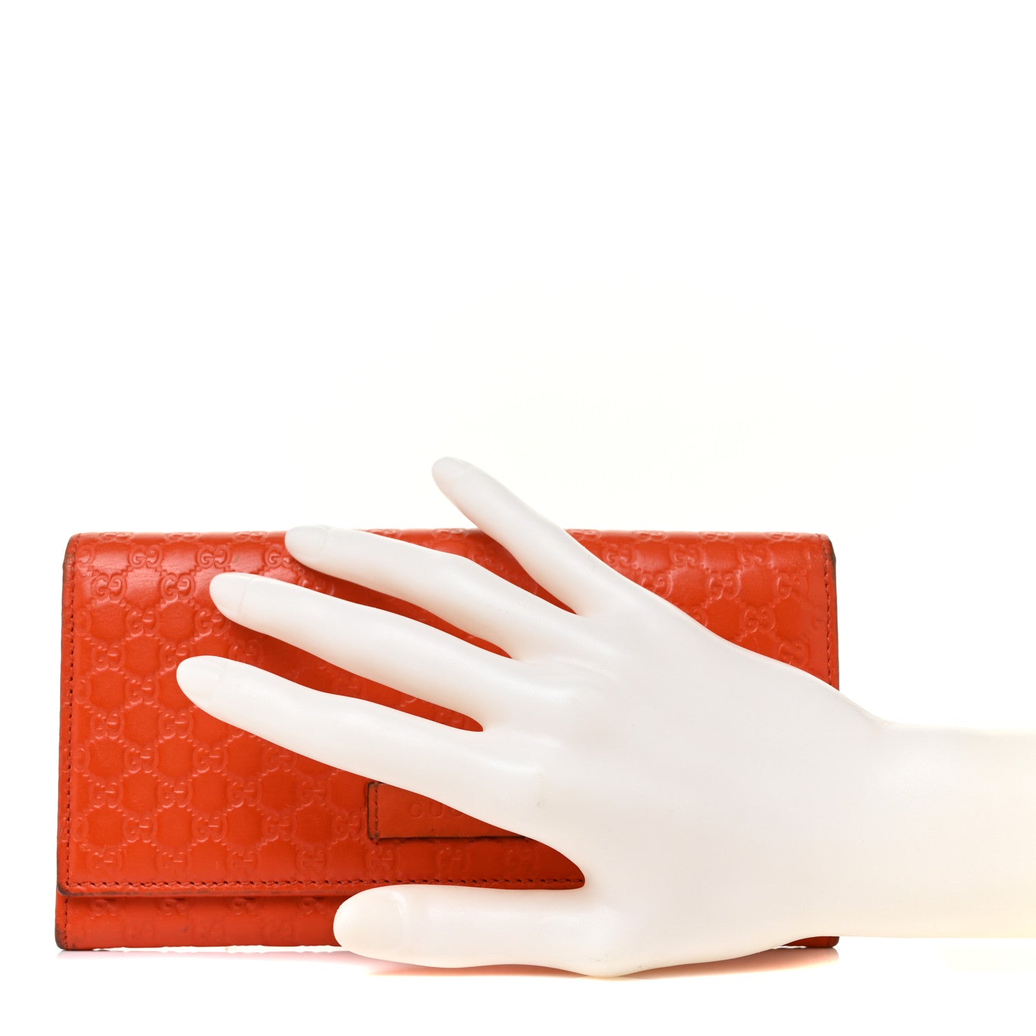 Gucci Soft Microguccissima Continental Wallet Sun Orange 2 of 10