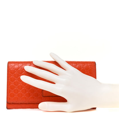 Gucci Soft Microguccissima Continental Wallet Sun Orange 2 of 10