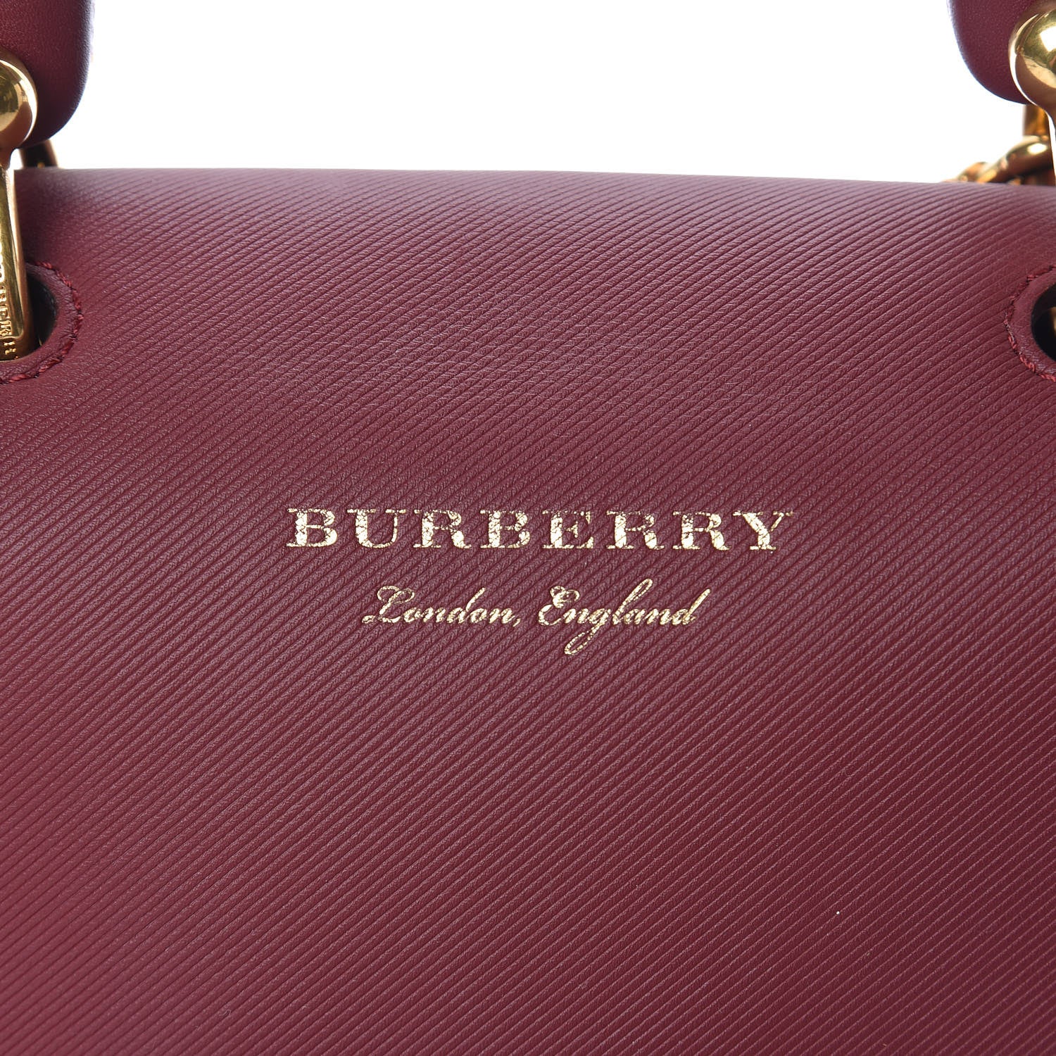 Burberry Trench Calfskin Small DK88 Top Handle Bag Antique Red 9 of 11