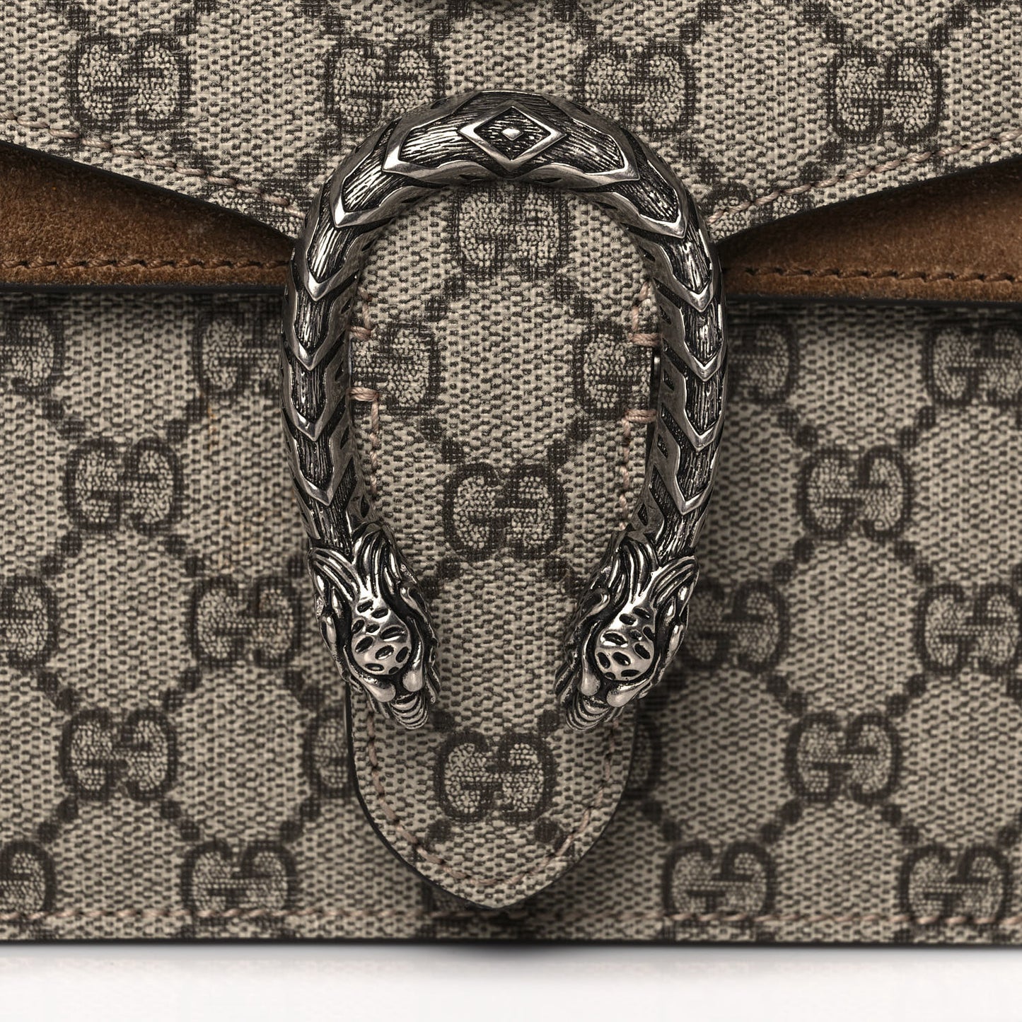 GG Supreme Monogram Mini Dionysus Shoulder Bag Taupe