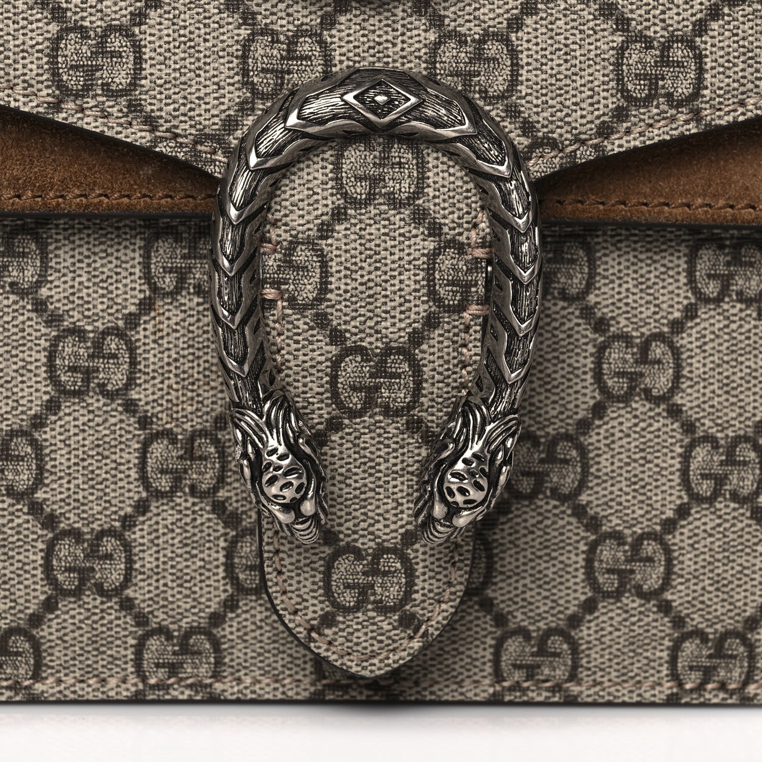 Gucci GG Supreme Monogram Mini Dionysus Shoulder Bag Taupe 10 of 10
