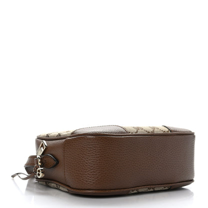 Gucci Monogram Mini Bree Messenger Bag Beige Tabacco 4 of 9