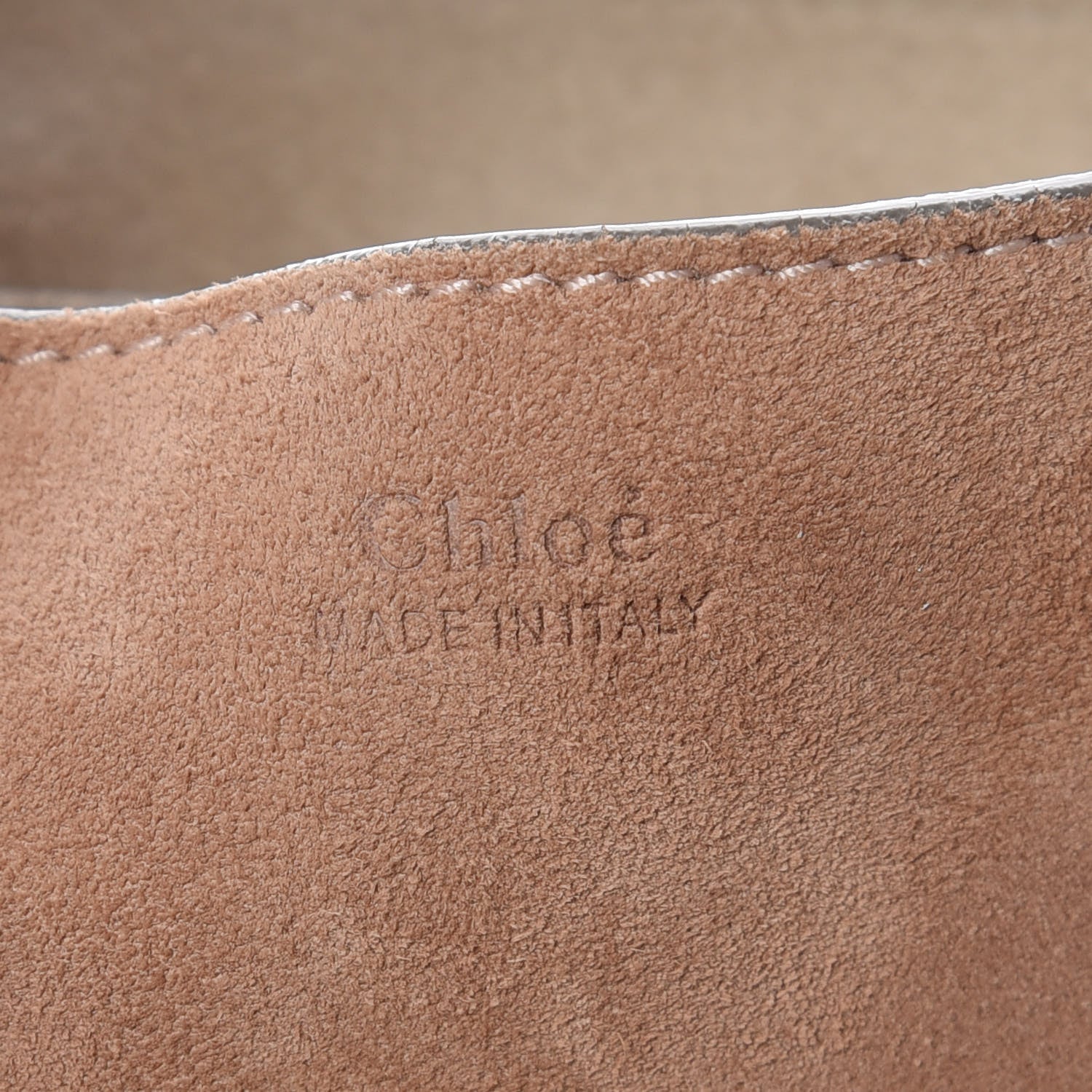 Chloe Suede Smooth Calfskin Drew Shoulder Bag Misty Rose 6 of 16
