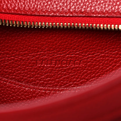 Balenciaga Grained Calfskin Neo Classic Gold Hardware S City Medium Red 6 of 15