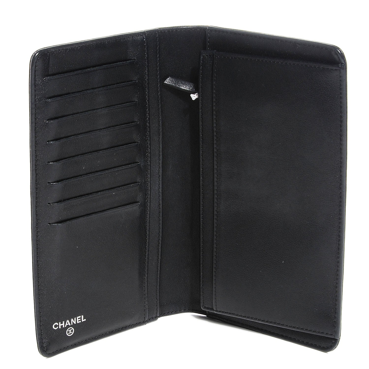 Chanel Caviar Yen CC Wallet Black 6 of 9