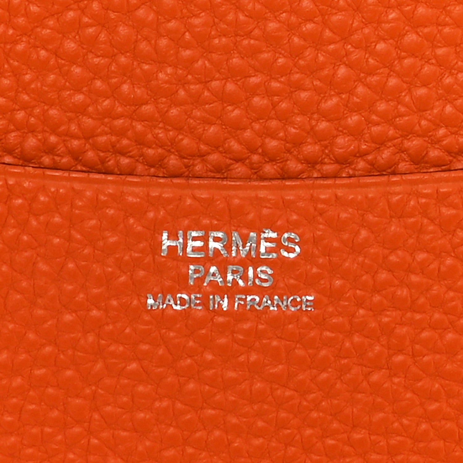 Hermes Togo Globe Trotter Agenda Cover GM Orange 6 of 8