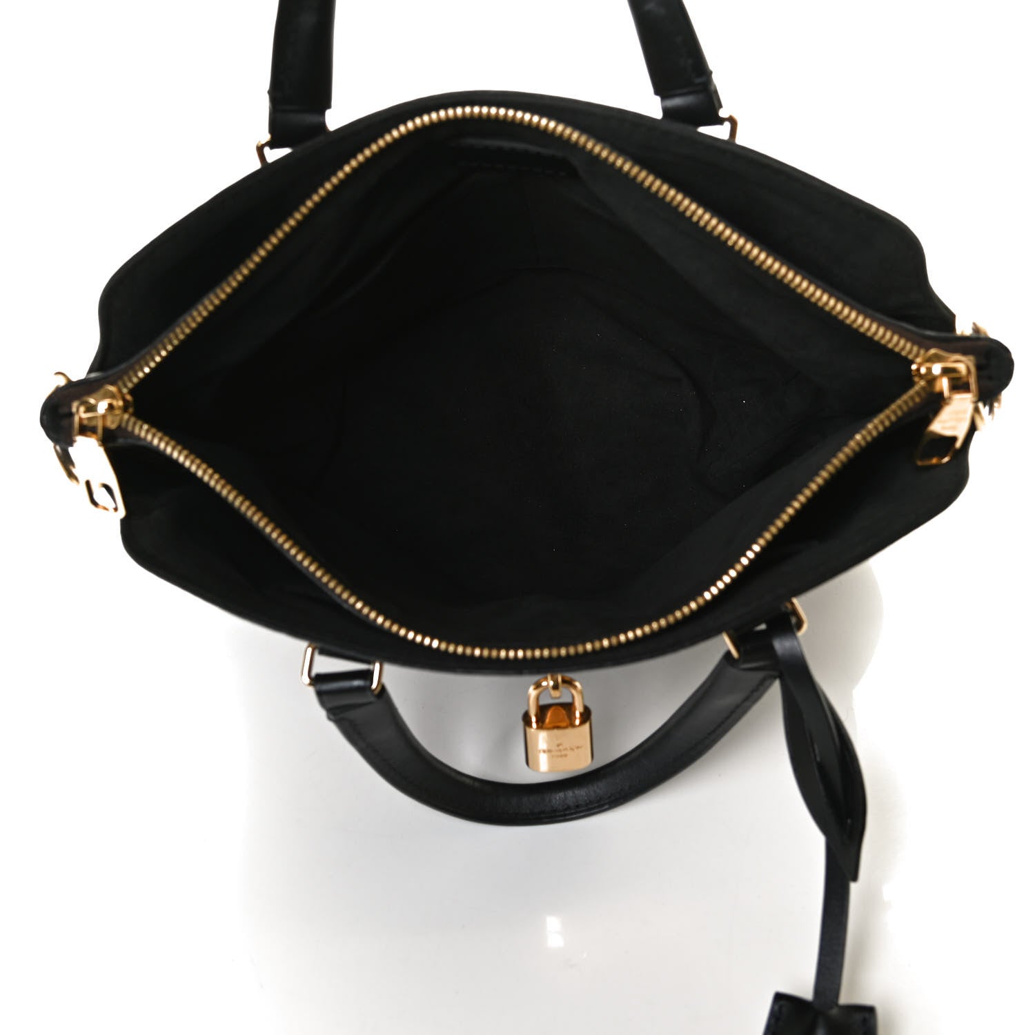 Louis Vuitton Monogram Flower Zipped Tote PM Black 3 of 11