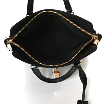 Louis Vuitton Monogram Flower Zipped Tote PM Black 3 of 11