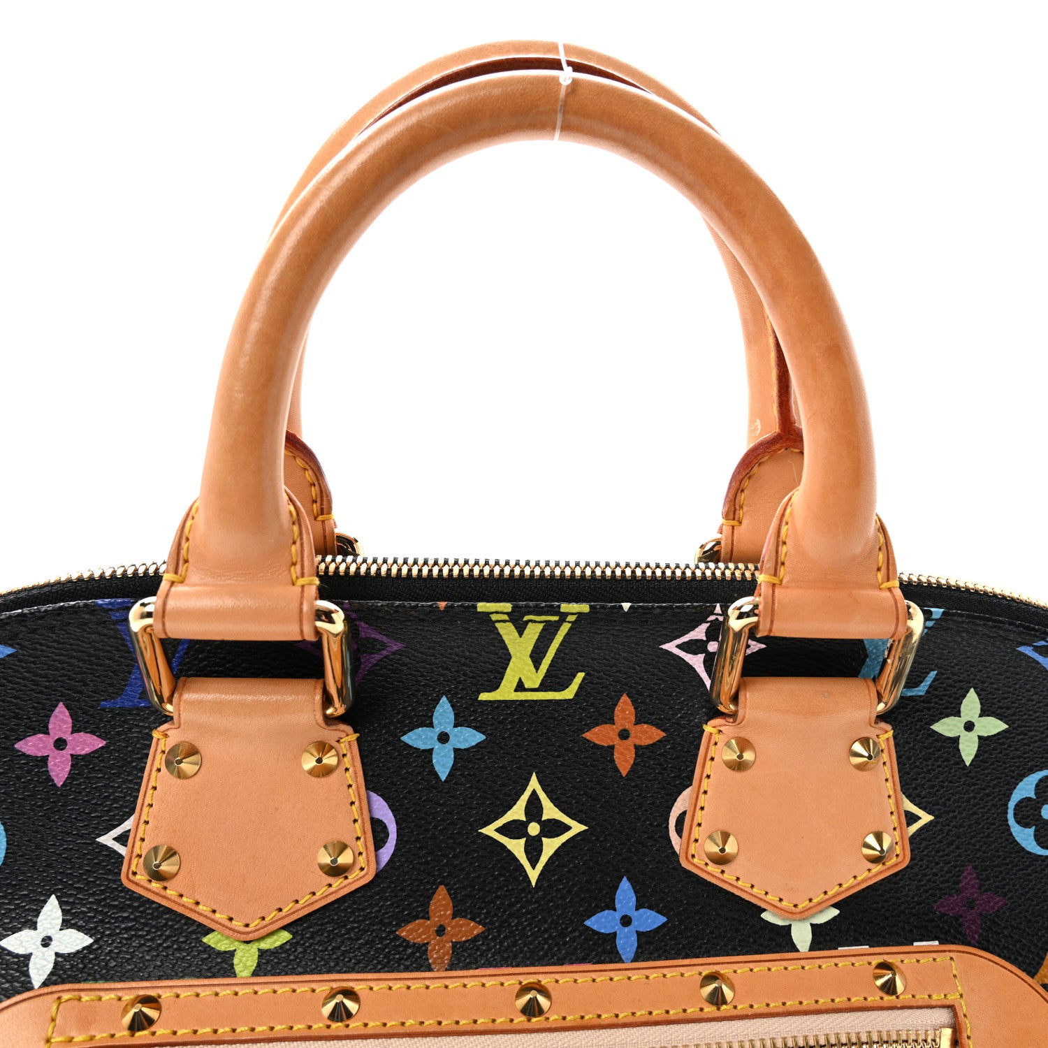 Louis Vuitton Monogram Multicolor Alma Black 7 of 9
