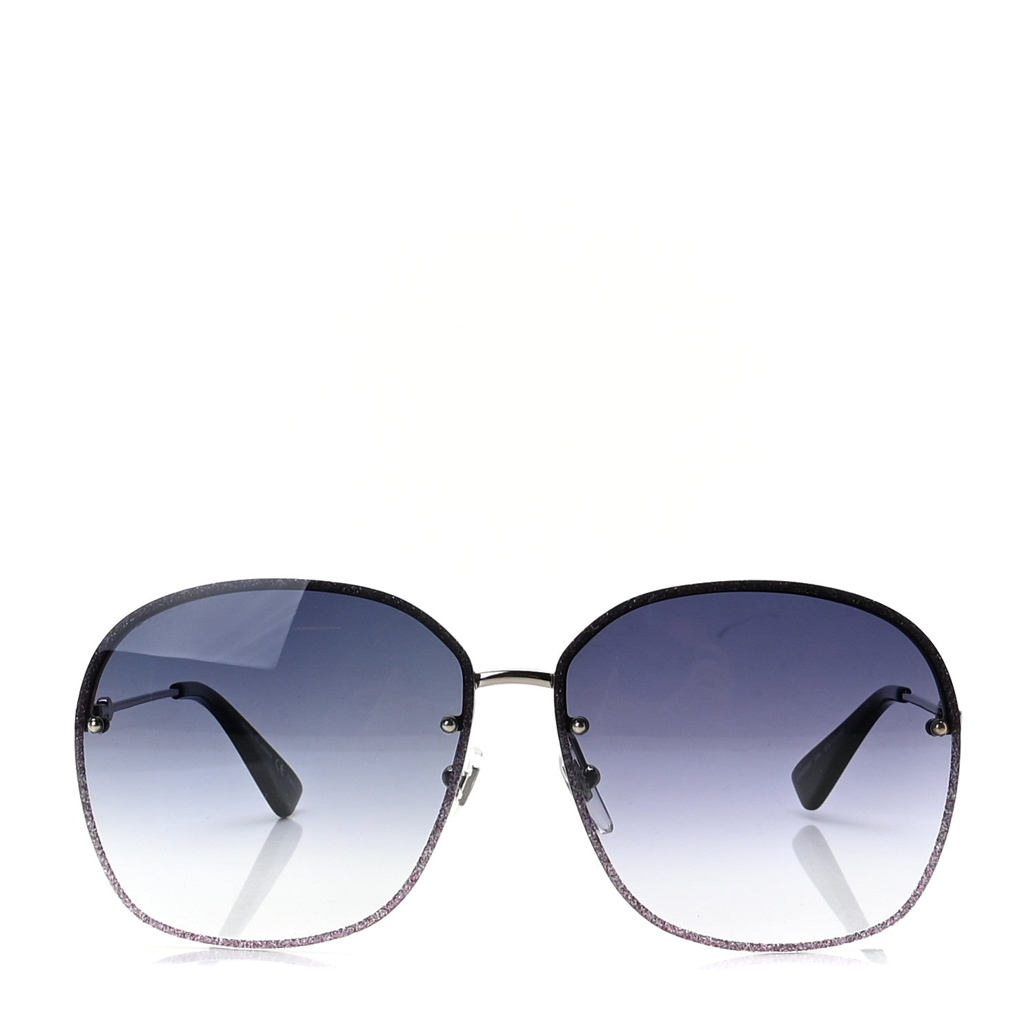 Gucci Metal Square Frame Sunglasses GG0228S Grey 2 of 8