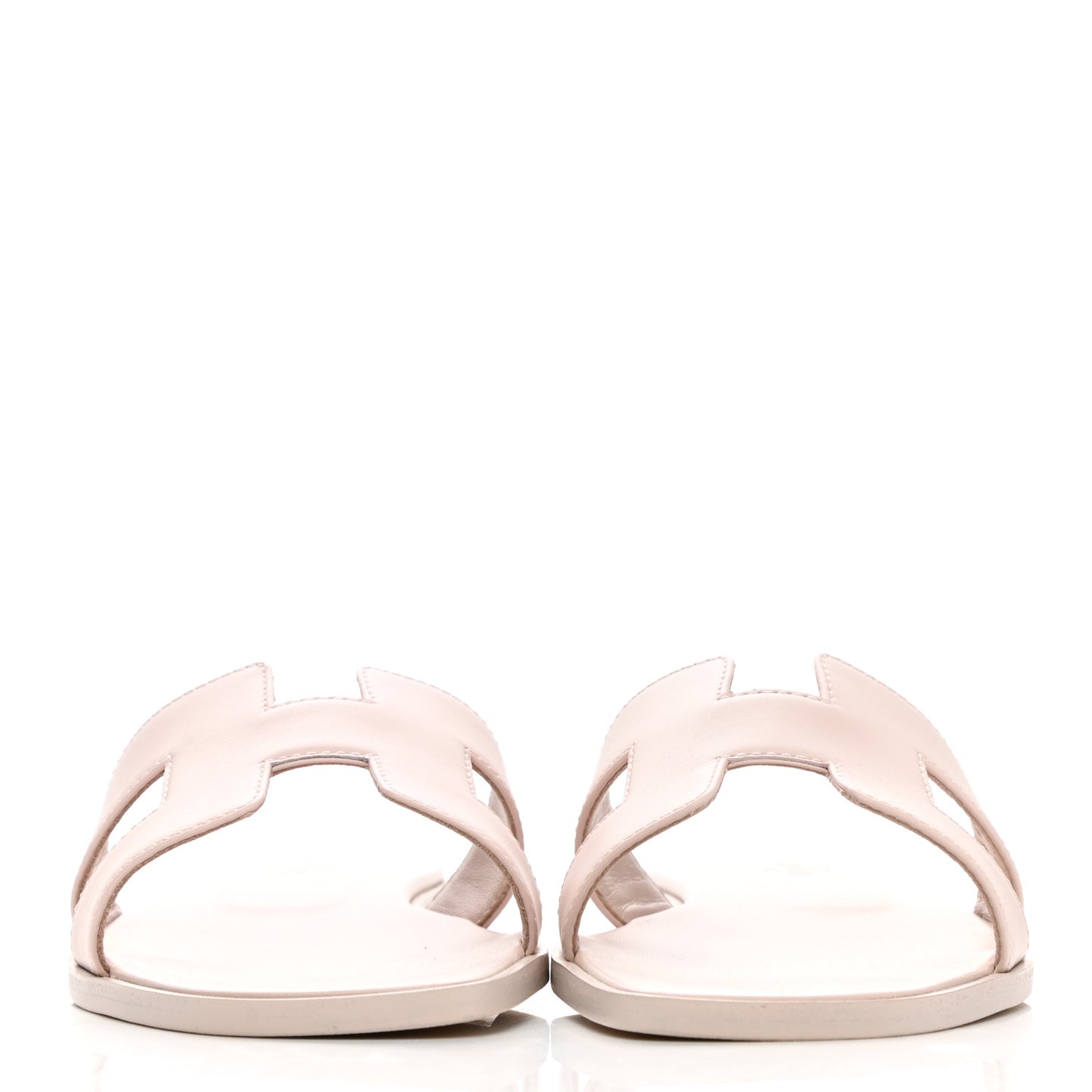 Box Calfskin Oran Sandals 37 Rose Pale