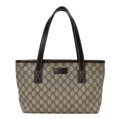 Gucci GG Supreme Monogram Small Joy Tote Dark Brown 1 of 10