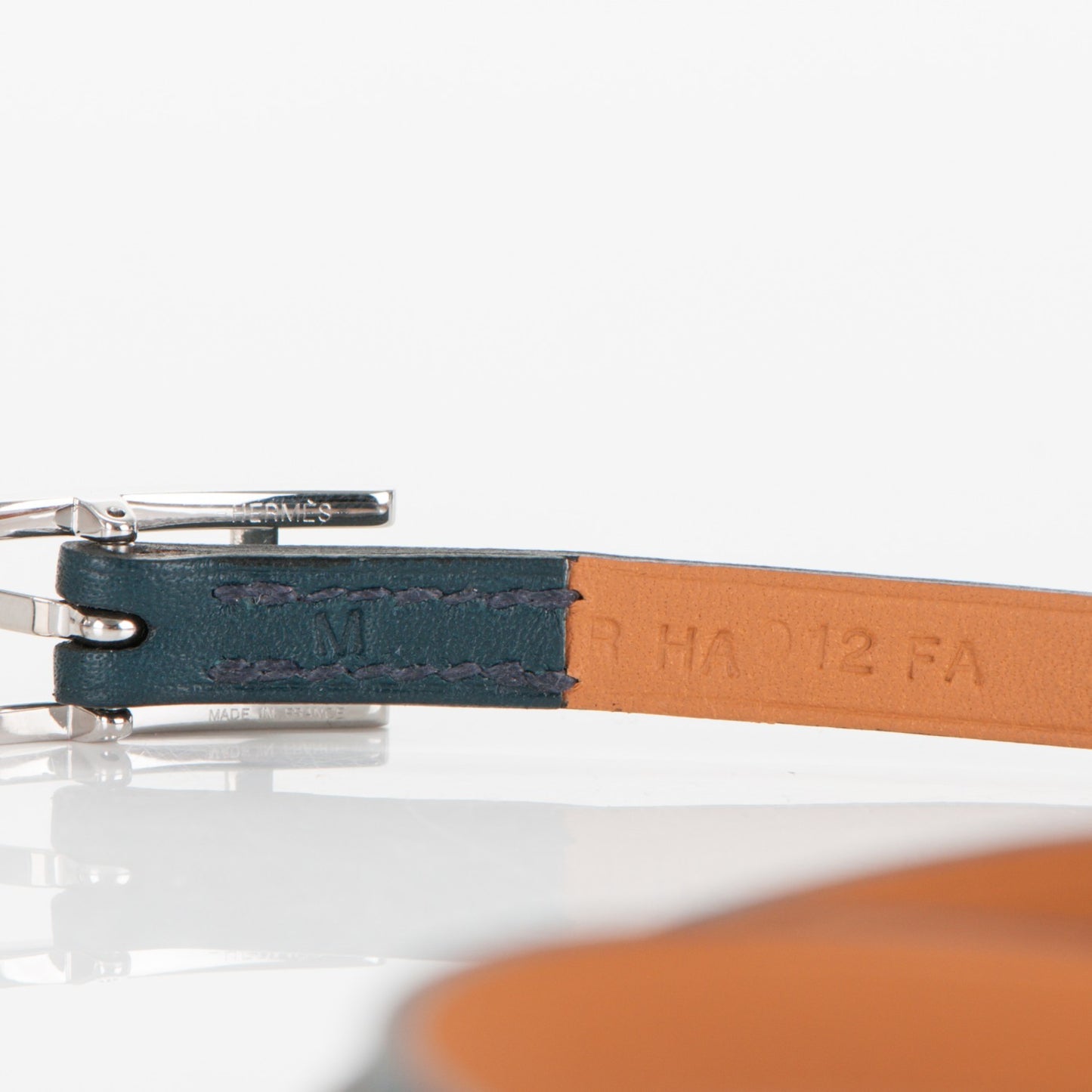 Swift Hapi 3 MM Triple Tour Wrap Bracelet M Bleu De Prusse
