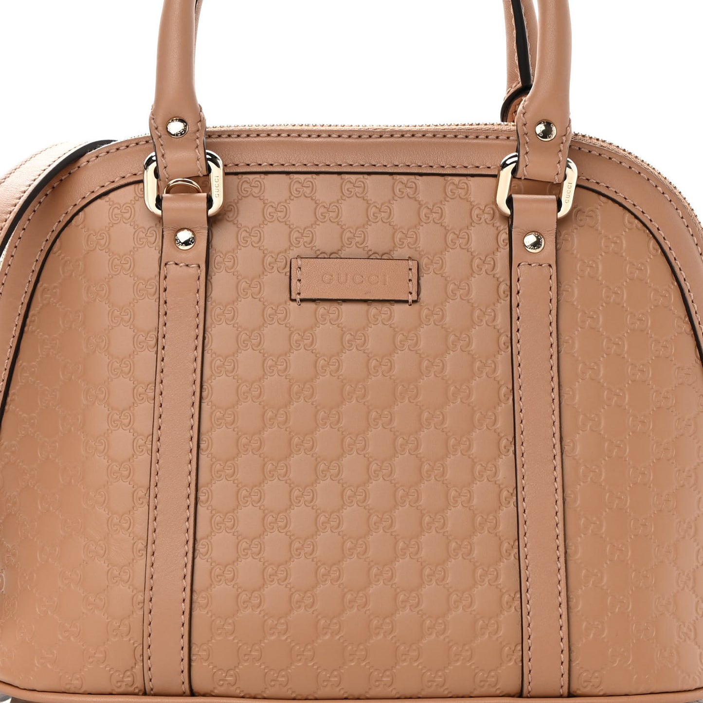 Soft Microguccissima Mini Dome Bag Camelia