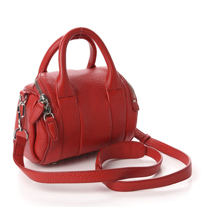 Alexander Wang Pebbled Lambskin Mini Rockie Cult Rhodium Hardware 3 of 9