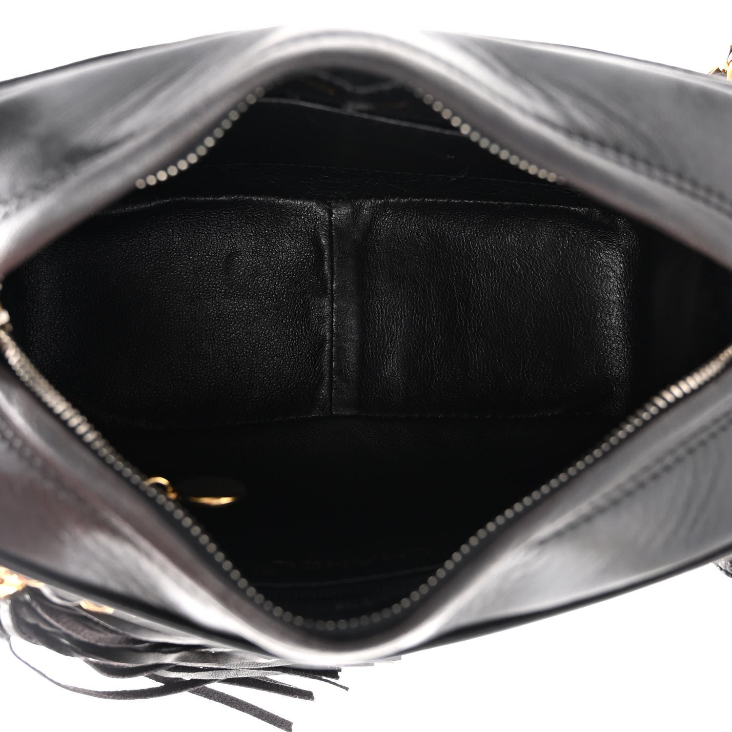 Chanel Lambskin CC Tassel Camera Case Black 5 of 11
