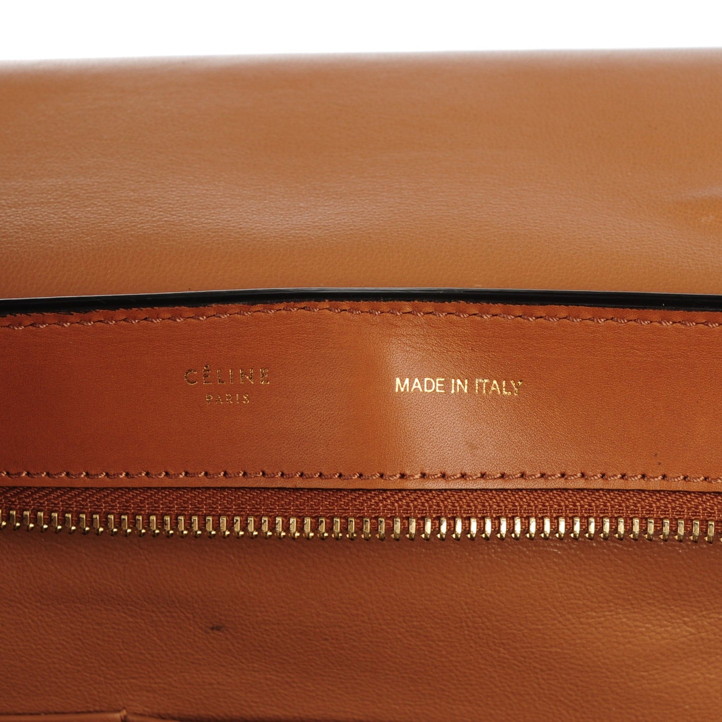 Natural Calfskin Suede Medium Trapeze Tan