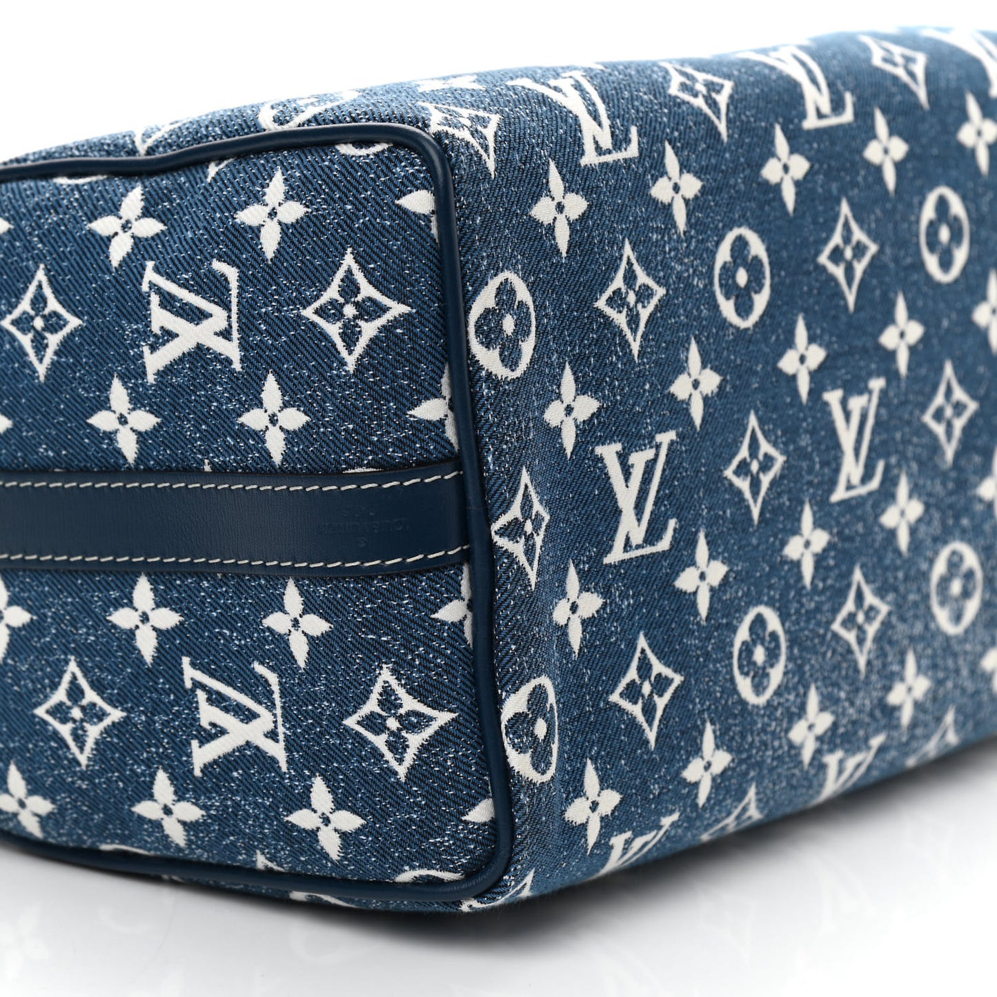 Monogram Jacquard Denim Speedy Bandouliere 25 Bleu