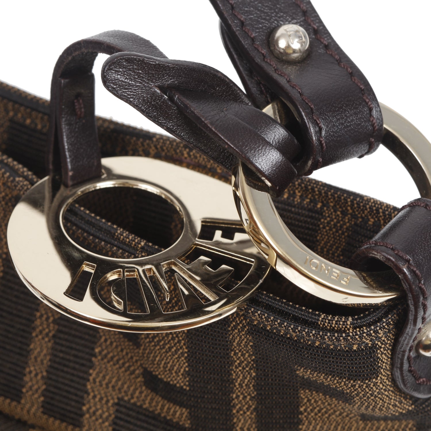 Fendi Zucca Mini Chef Hobo Tobacco 5 of 10